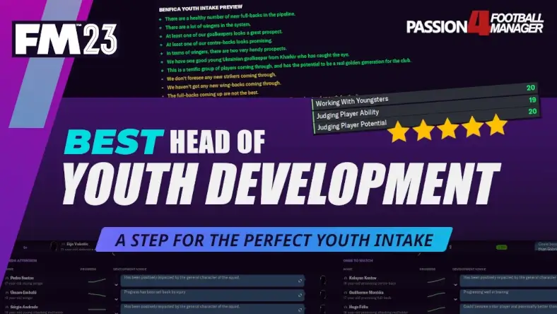 Football Manager 2023 Best Head of youth development
