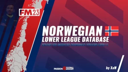 Football Manager 2023 Norwegian lower leagues database