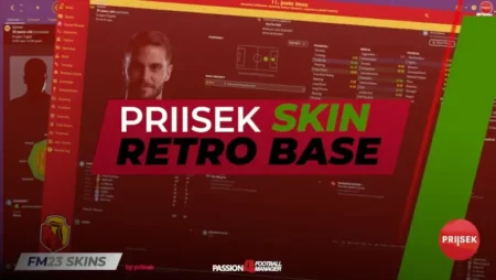 Football Manager 2023 Priisek Retro base skin